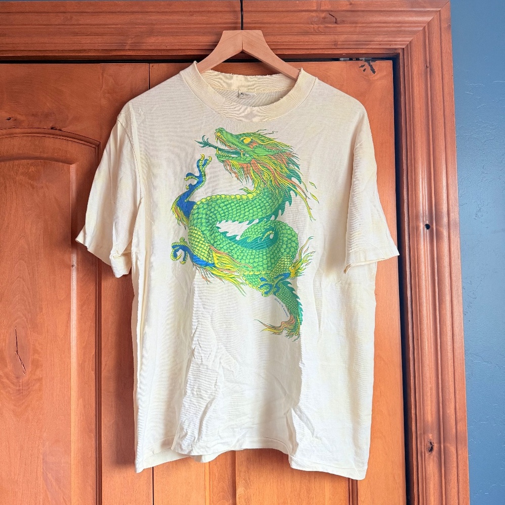 Vintage 1975 Hawaii Dragon T-Shirt – Single Stitch